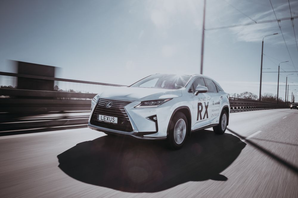 Lexus at the workshop